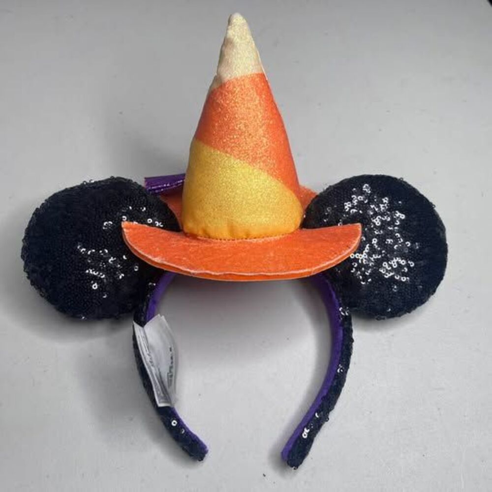Disney Minnie Mouse Halloween Candy Corn Witch Ears Headband